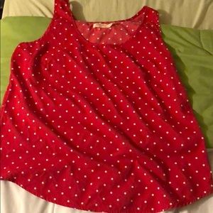Polka dot tank top